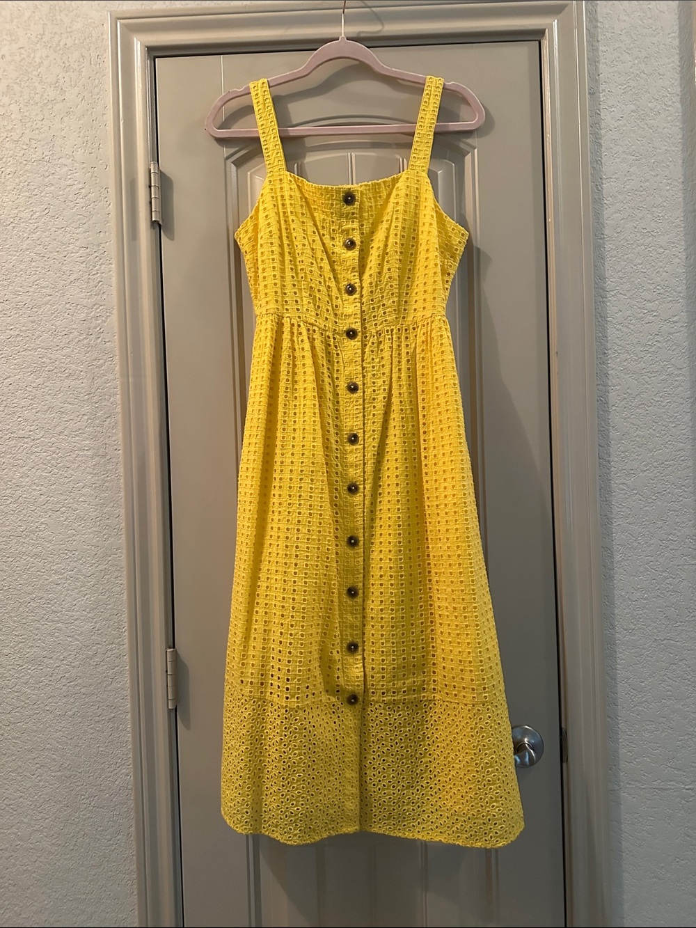 Bright Yellow Midi Dress